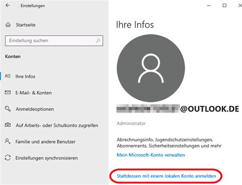 Ihr Konto .